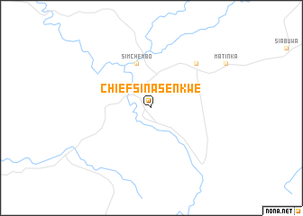 map of Chief Sinasenkwe