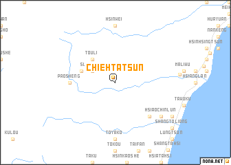 map of Chieh-ta-ts\