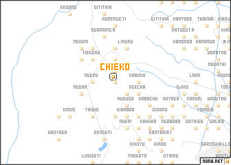 map of Chieko
