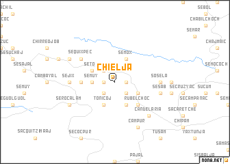 map of Chieljá