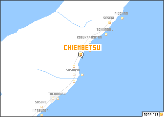 map of Chiembetsu