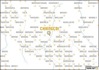 map of Chiềng Cơi