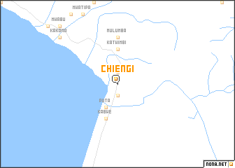 map of Chiengi