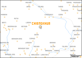 map of Chieng Khùa