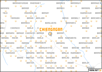 map of Chiềng Ngần
