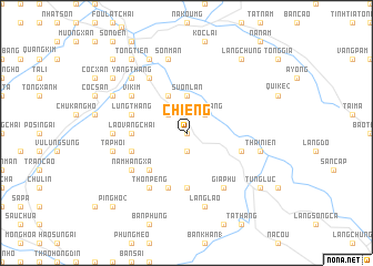 map of Chiềng