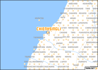 map of Chien-hsing-li