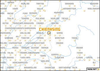 map of Chien-hsing