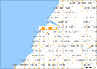 map of Chien-kou