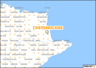 map of Chien-shan-chiao