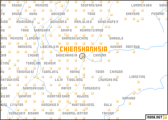 map of Chien-shan-hsia