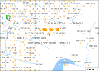 map of Chien-shan