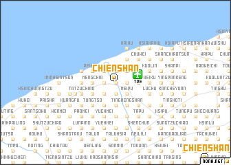map of Chien-shan