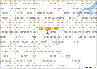 map of Chien-shan