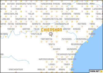 map of Chien-shan