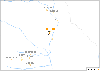 map of Chiépo