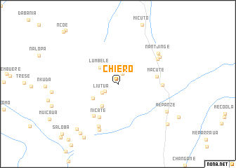 map of Chiero