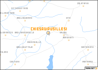 map of Chiesa di Pusillesi