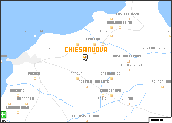 map of Chiesa Nuova