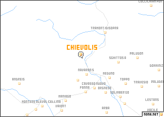 map of Chievolis