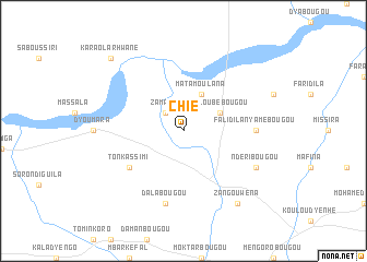 map of Chié