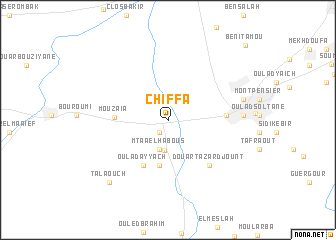 map of Chiffa