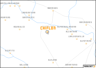 map of Chiflón