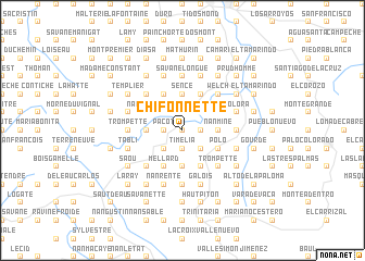 map of Chifonnette