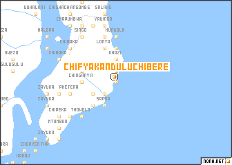 map of Chifya Kandulu Chibere