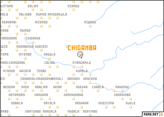 map of Chigamba