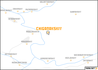 map of Chiganakskiy