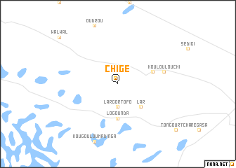 map of Chigé