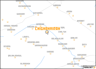 map of Chīghah Mīrah