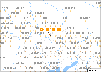 map of Chiginambu