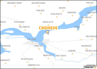 map of Chigirëvo