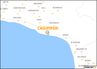 map of Chigiripshi