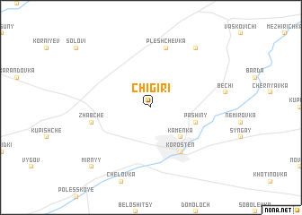 map of Chigiri