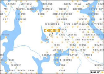 map of Chigoma