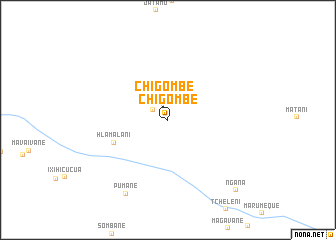 map of Chigombe