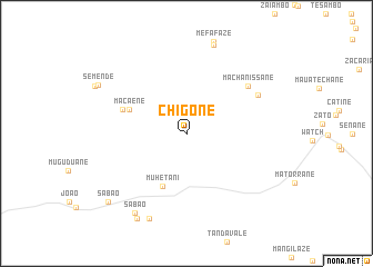 map of Chigone