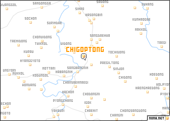 map of Chigŏp-tong