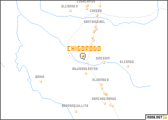 map of Chigorodó