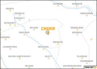 map of Chigrin