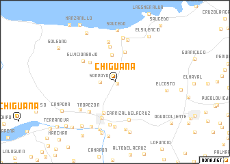 map of Chiguana