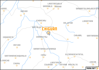 map of Chiguán