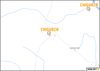 map of Chiguaza