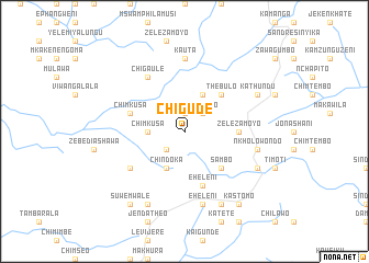 map of Chigude