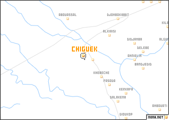 map of Chiguek