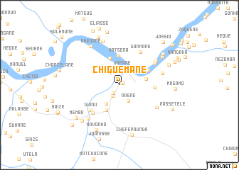 map of Chiguemane