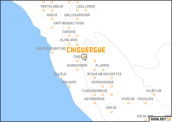 map of Chiguergue
